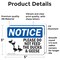 Signmission Please Do Not Feed The Ducks And Geese Sign With Symbol, 5 in W x Rectangle, Vinyl Decal OS-2PACK-NS-D-35-L-17379 - alternate 2